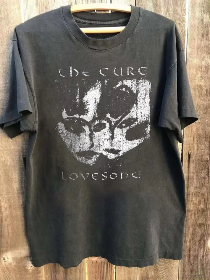 T-shirt The Cure Rock Band, T-shirt vintage The Cure, T-shirt unisexe The Cure, cadeau pour homme et
