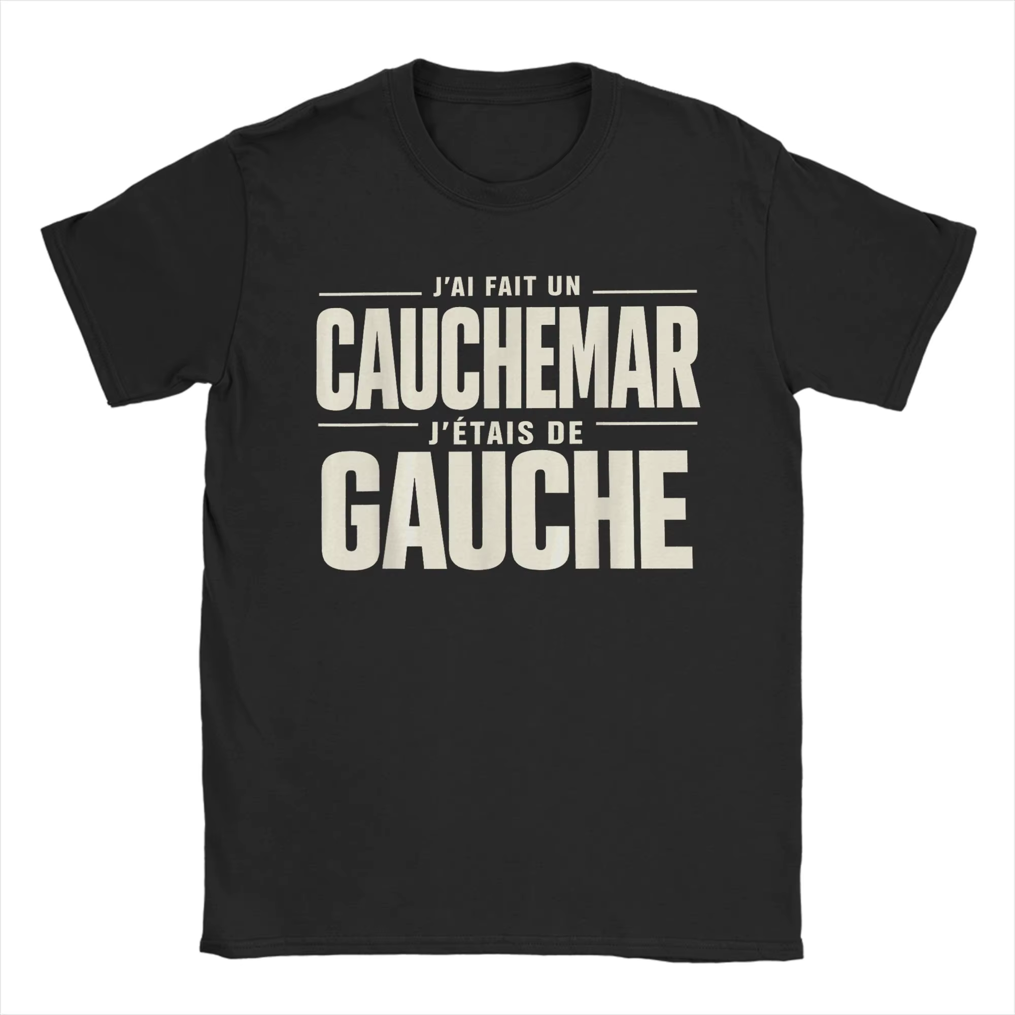 T-Shirt à manches courtes pour hommes, en coton, humoristique, col ras du cou, France I Have Made A
