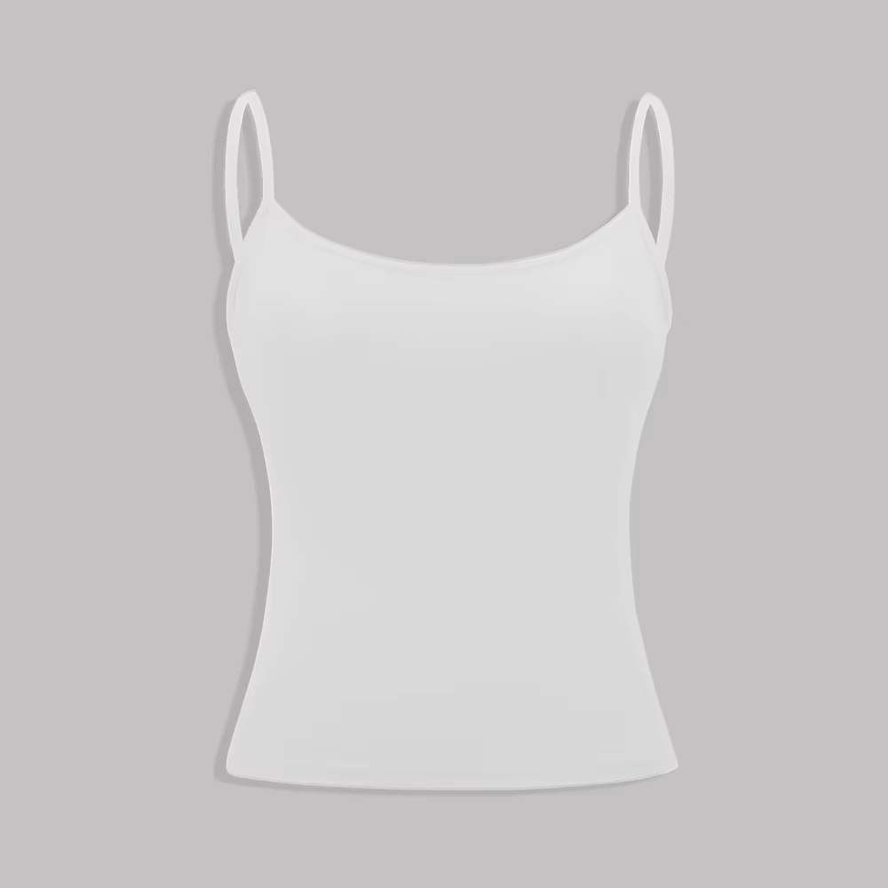 Débardeur à bretelles pour femmes, haut Slim pour mode d'été, polyvalent, décontracté, respirant, ti