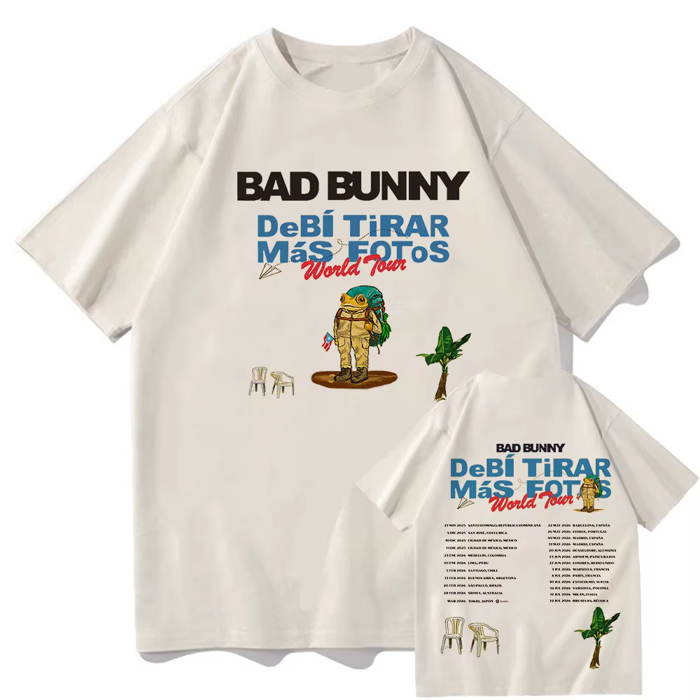 T-shirt SINGER 2026 World Tour pour hommes et femmes, T-shirt décontracté à manches courtes avec imp
