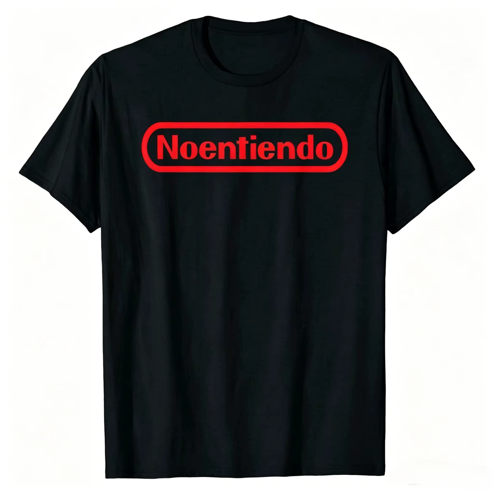 T-shirt « Je ne comprends pas » 2026, T-shirt drôle pour joueurs pour les hispanophones, T-shirts dé