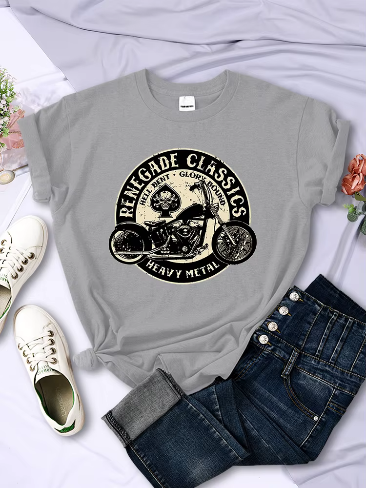 T-Shirt Manches Courtes pour Femme, Vêtement de Luxe, Mode Coréenne, Été, Hip Hop, Renegade Irritati