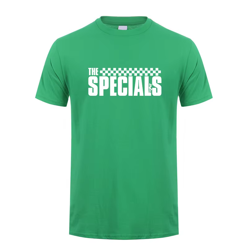 Les spéciaux t-shirt été hommes à manches courtes rétro musique T-shirts Hip-Hop bande hauts homme f