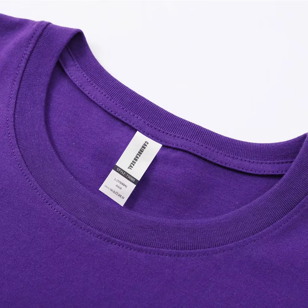 T-shirt décontracté à manches courtes pour hommes, 100% coton, t-shirts College à la mode, surdimens