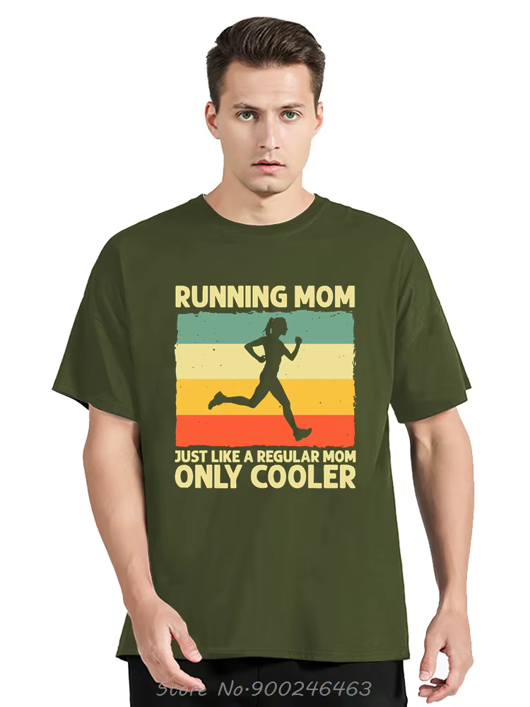 T-shirt graphique MarathhbRunner pour hommes et femmes, graphique en coton, décontracté, streetwear,