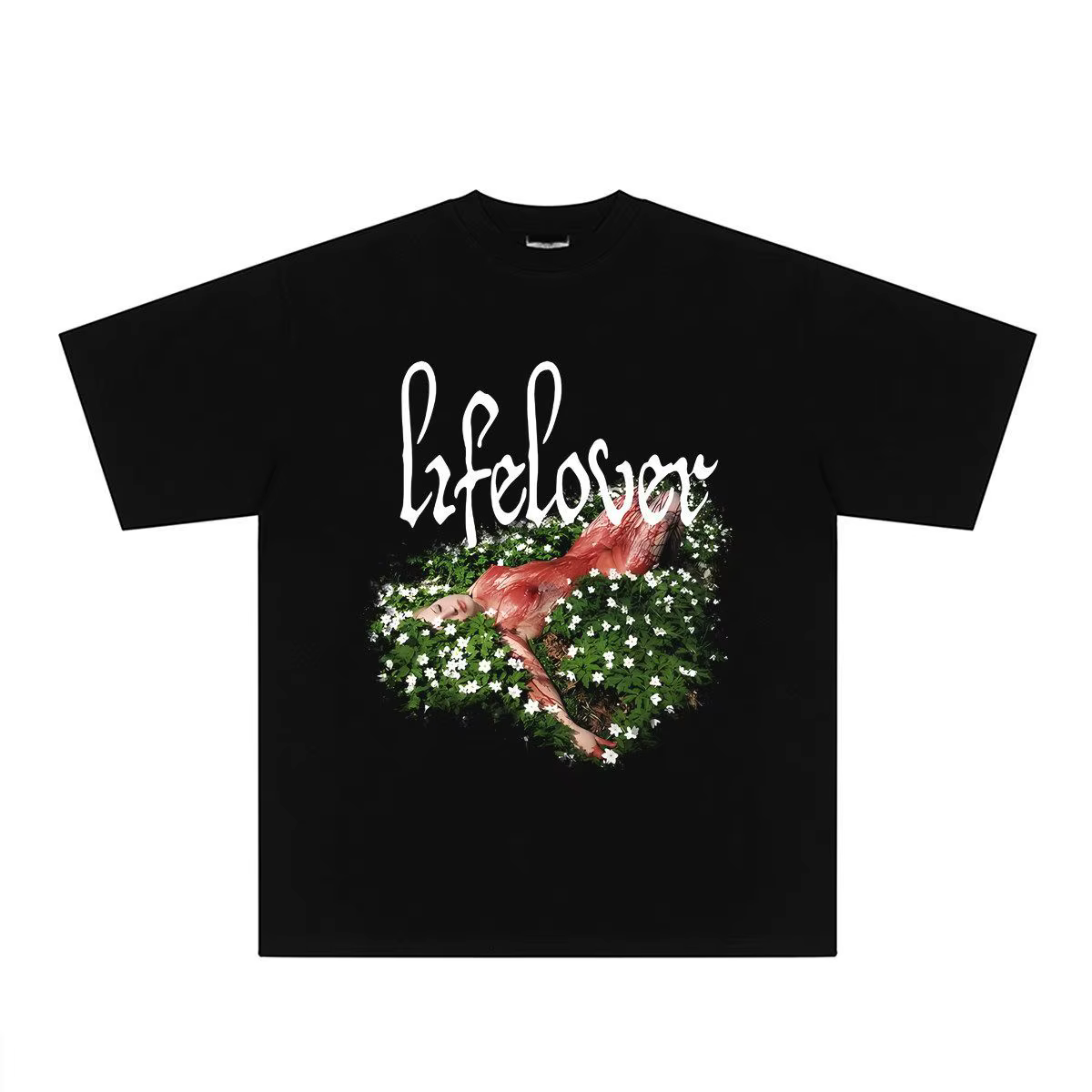 T-shirt Lifelover Surrounding - Groupe suédois de black metal dépressif, manches courtes, pur coton,