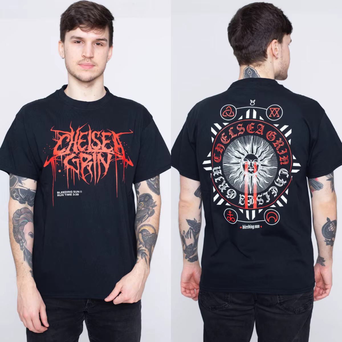Meilleur T-shirt en coton avec motif Chelsea Grin, unisexe, manches courtes, marque de mode, tee-shi