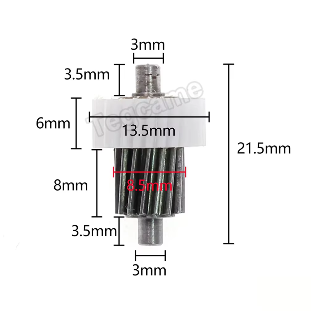 Engrenage métallique d'origine 30T pour rétroviseur latéral rétractable pour moteur Hyundai Santa Fa