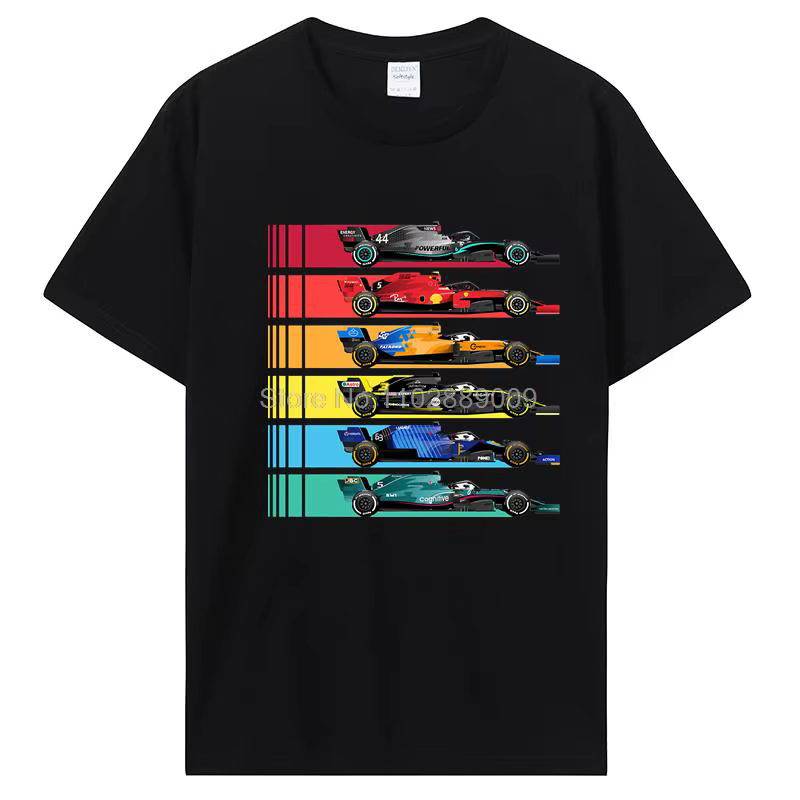 F1 Team Racing Fans T-shirt formule un Racer Lando Norris t-shirts hommes femmes Vintage T-shirt cot