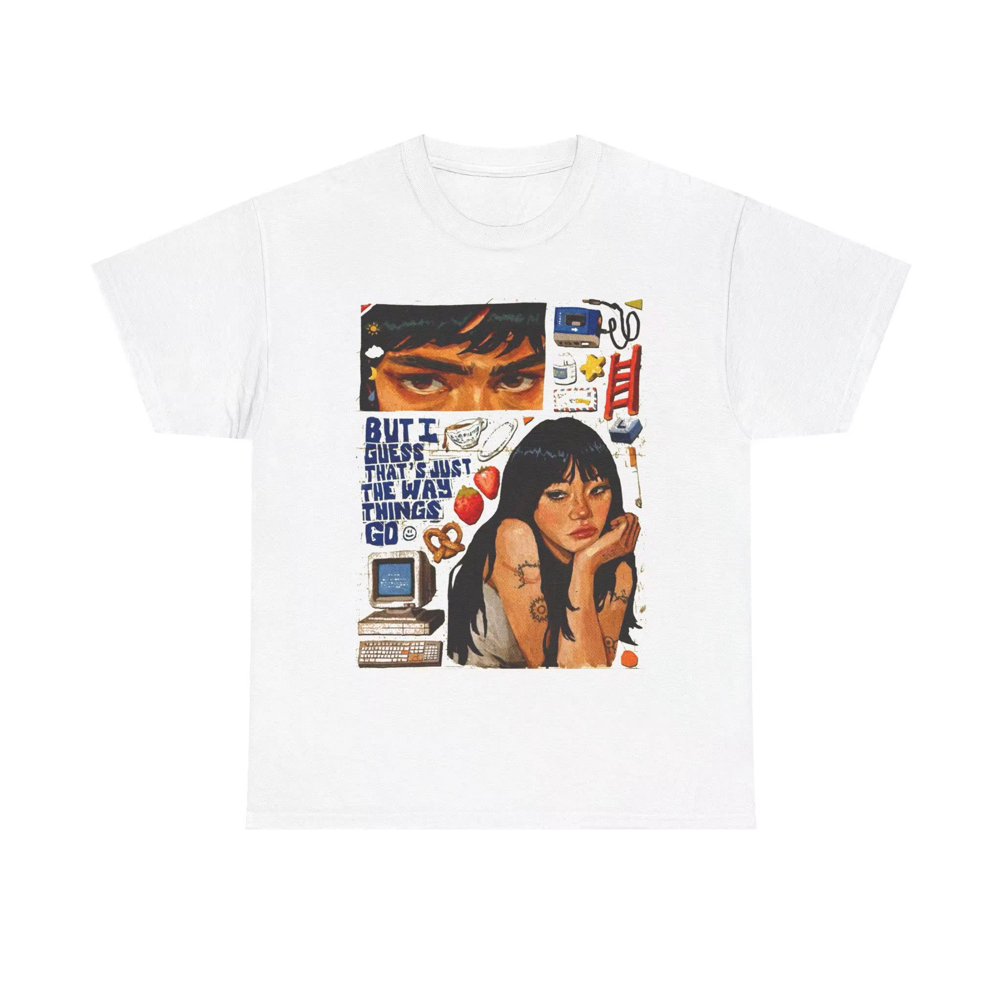 T-shirt graphique inspiré de Beabadoobee, style Indie des années 90, vintage, délavé, esthétique Y2K