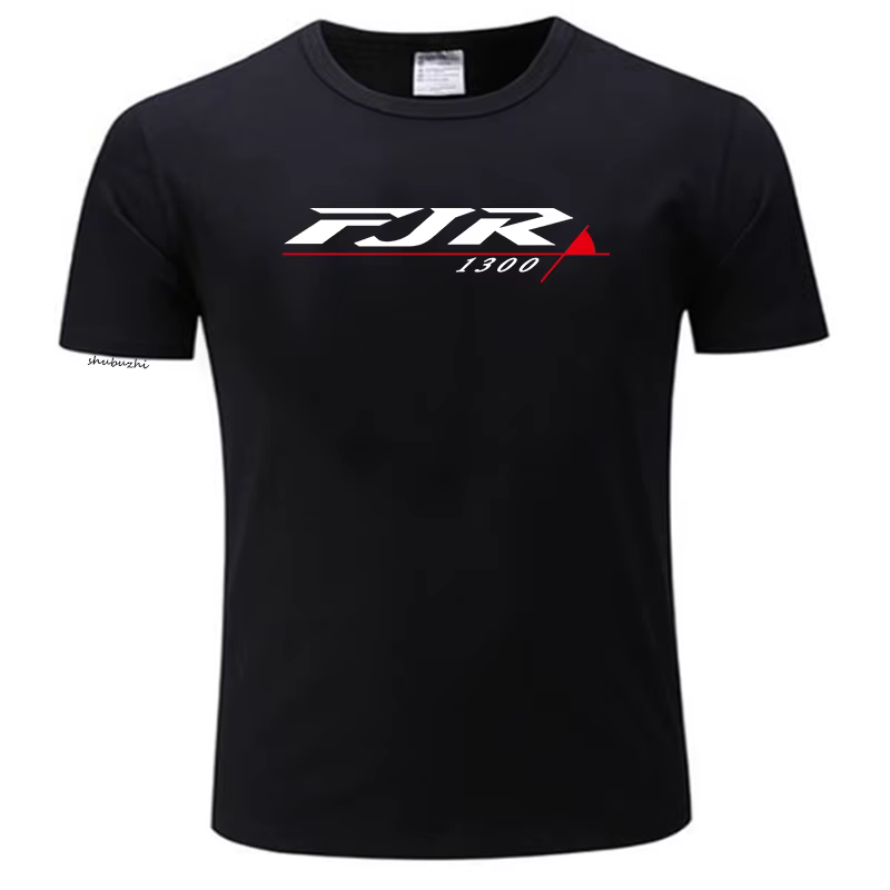 Hommes noir T-SHIRT japon motos FJR 1300 moto T-SHIRT FJR1300 T-SHIRT été homme coton T-SHIRT