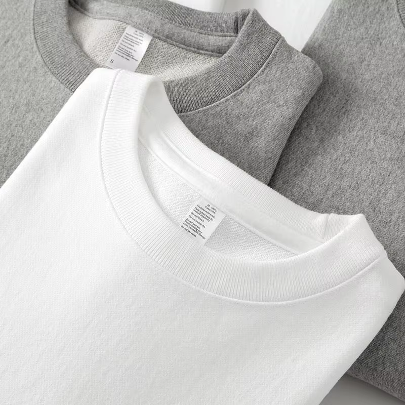 Pull en coton épais 360g, couleur unie, ample, décontracté, pour hommes et femmes, pull à capuche po