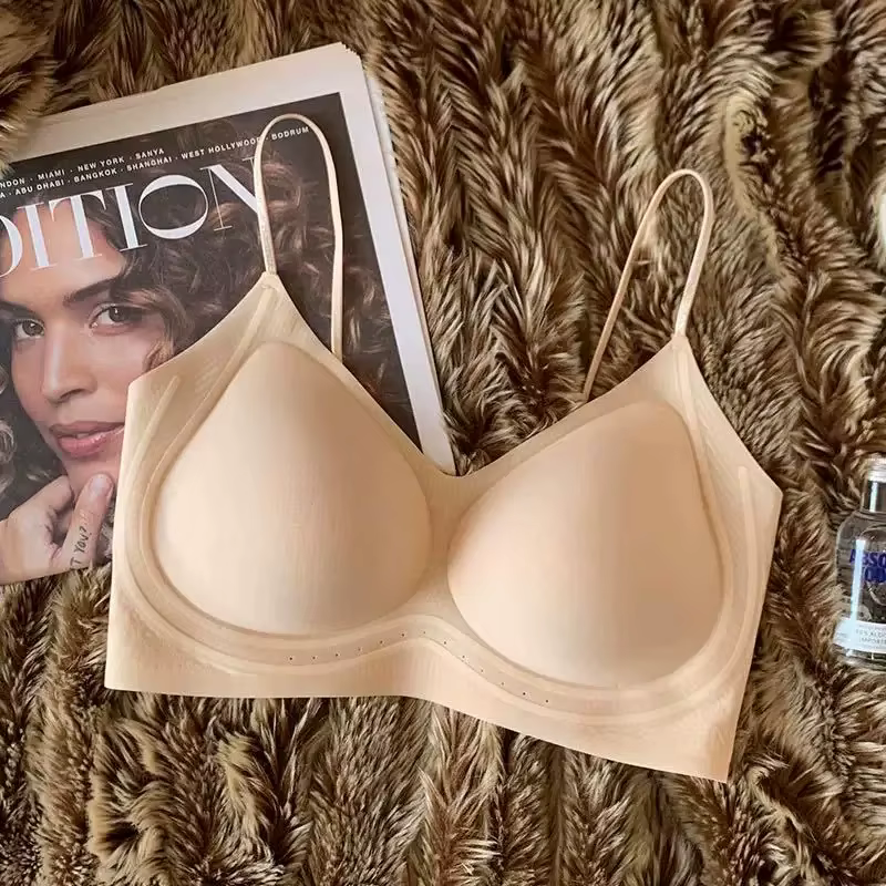Sous-vêtements de sport sans couture pour femmes, soutien-gorge Invisible antichoc, respirant, confo