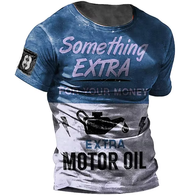 T-shirt de course de moto rétro pour hommes, impression 3d, Sports extrêmes en plein air, séchage ra