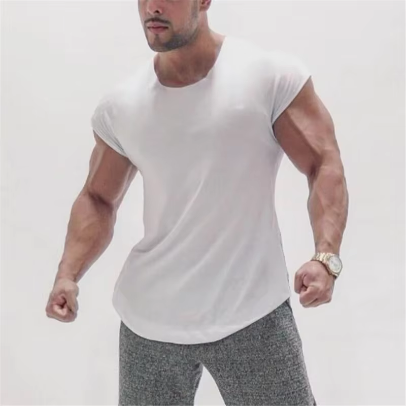 Silod-Débardeur moulant pour homme, nouvelle marque de vêtements de fitness, chemise de gymnastique,