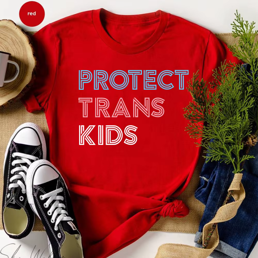 2025 protéger Trans enfants chemise Trans enfants T-Shirt LGBT T-Shirt unisexe LGBT droits chemise f