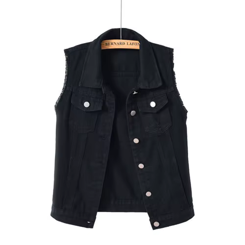 2026 été nouveau violet sans manches gilet veste femmes simple boutonnage revers gilets manteau mode