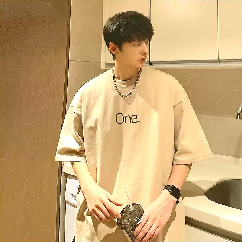 【M-8XL 】 Tee Respzed pour hommes Lettres adt décontractées avec sens un T-shirt imprimé Convient aux