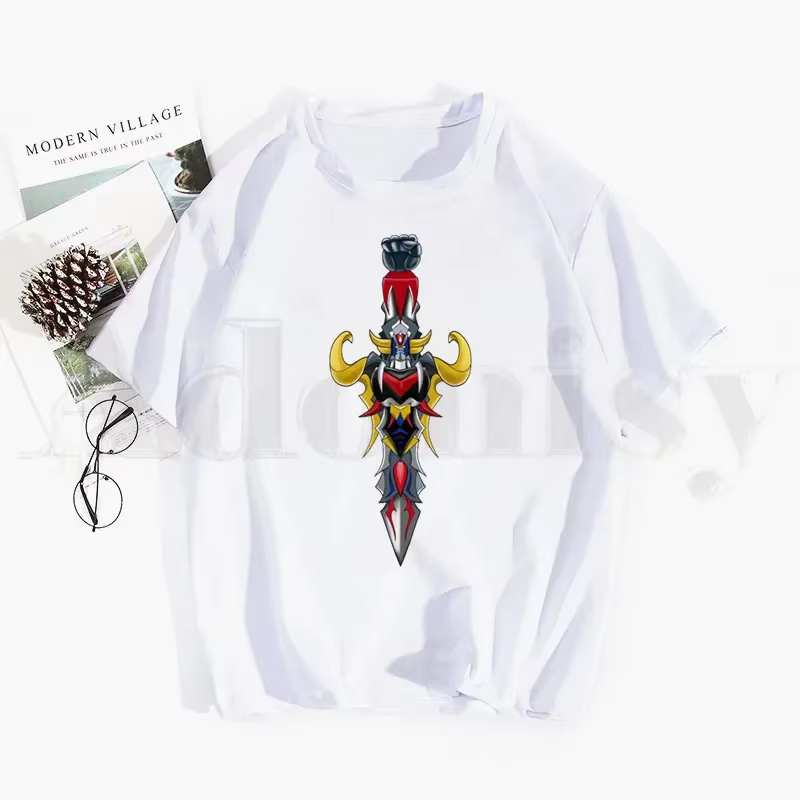 Grandizer japon Robot Anime Goldorak Goldrake t-shirt Hip Hop fille haut imprimé T-Shirts Harajuku T
