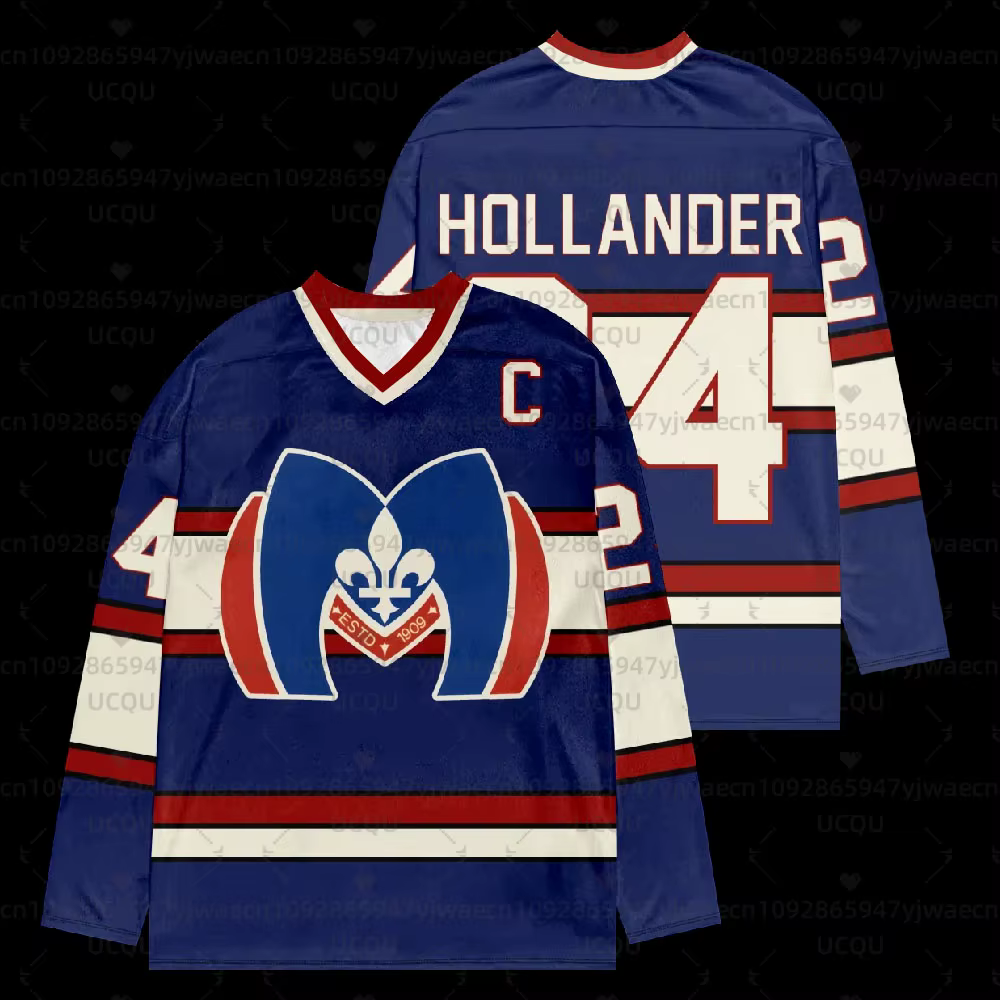 Nouveau maillot de Hockey de rénov chauffé manches longues T-shirt Rozanov HOLLANDER pour hommes et 