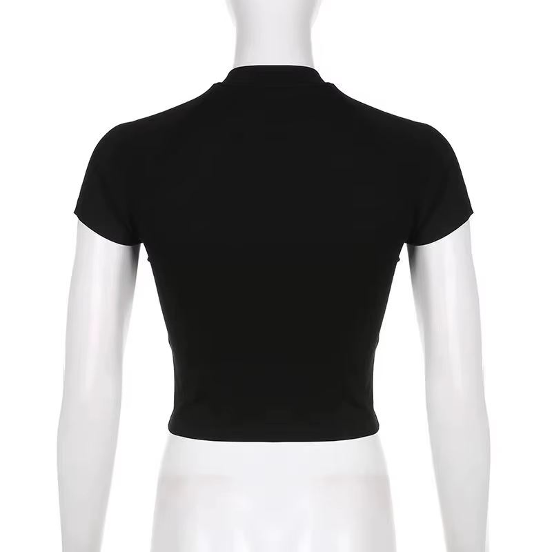 Y2K coréen Vintage Streetwear décontracté Acubi Harajuku Egirl T-Shirts Grunge hauts esthétique surd