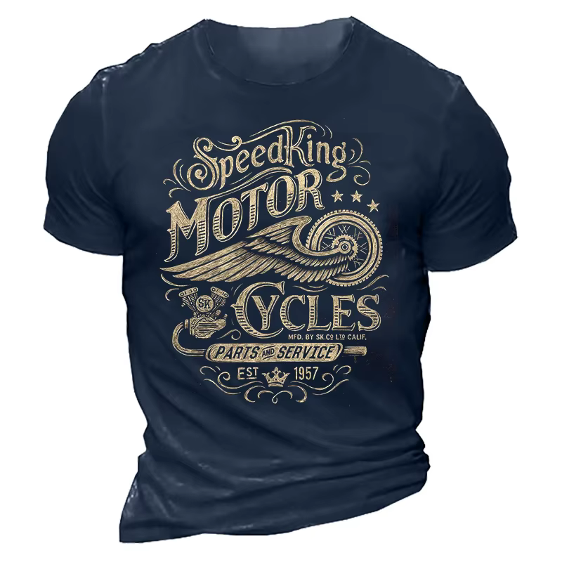 T-shirt de moto pour hommes, imprimé en 3d, Vintage, manches courtes, 1976, vêtements de course, Cam