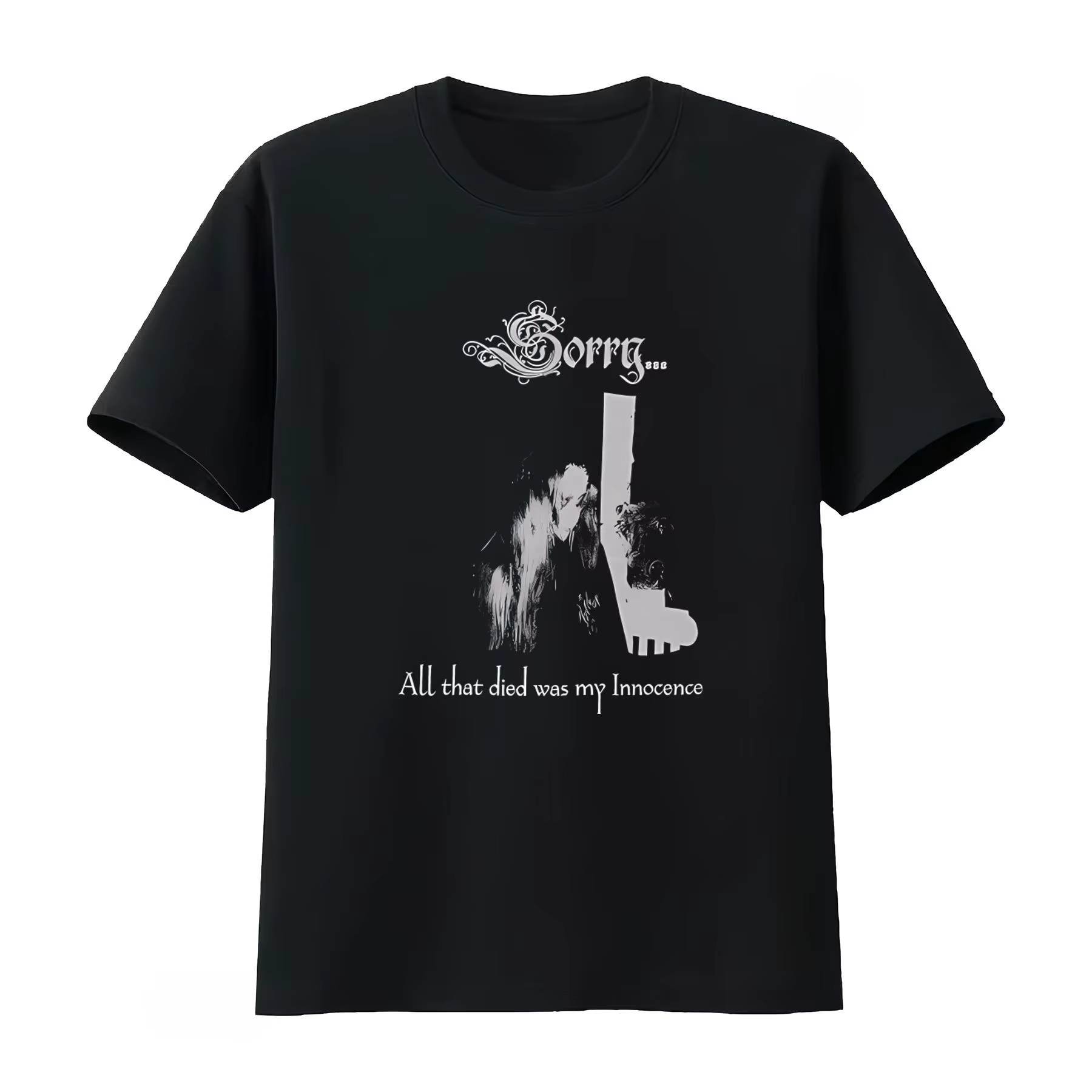 T-shirt DSBM Xasthur Lifelover Nargaroth Nattefrost All That Died Was My Innocence, vêtements pour h