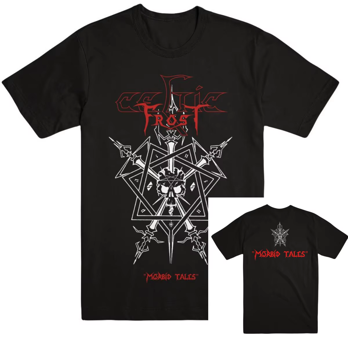 T-Shirt en coton avec image graphique pour hommes et femmes, Streetwear d'été, CELTIC FROST Morbid T