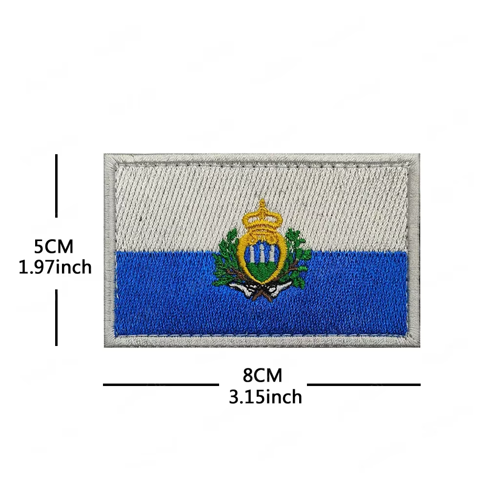 Drapeaux européens drapeau National allemagne France royaume-uni espagne lituanie Patch brodé Appliq