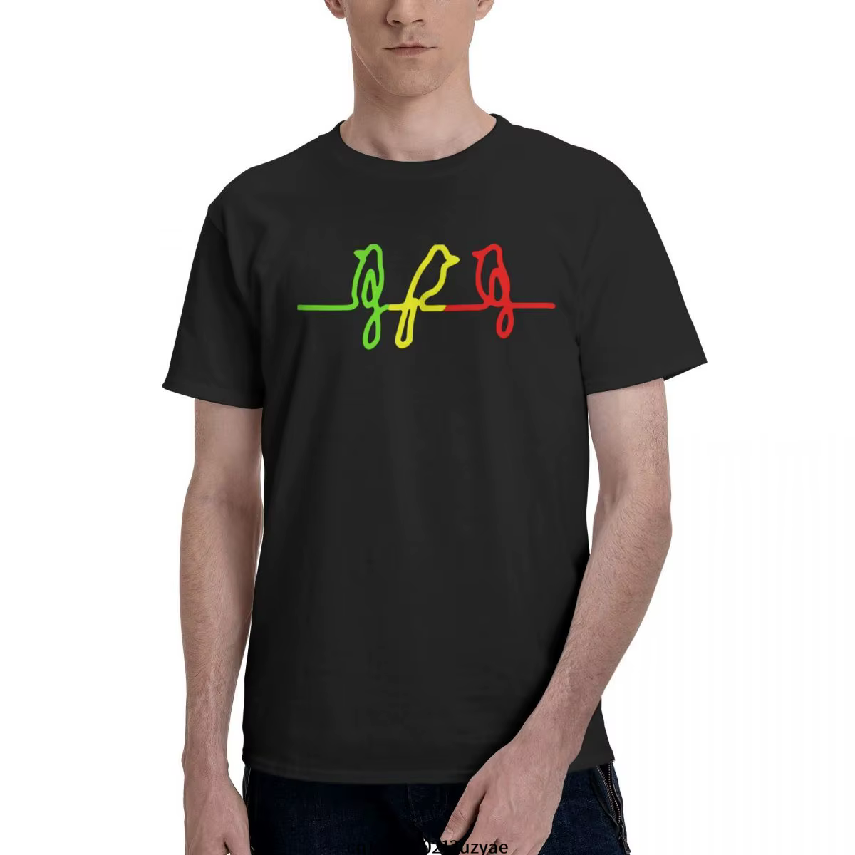T-shirt personnalisé Ajax Bob Marley pour hommes, T-shirt à la mode en coton, hauts à manches courte