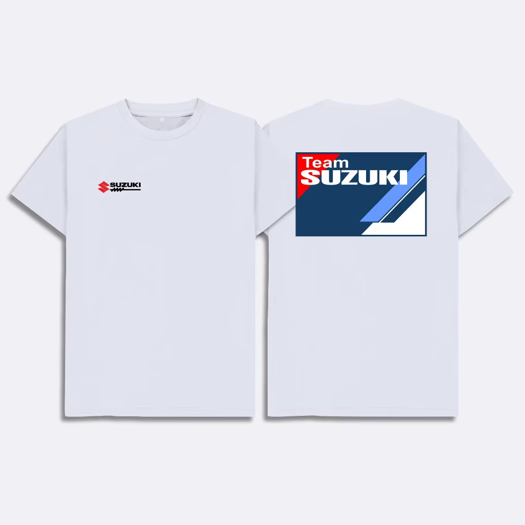 T-shirt tendance pour homme en coton 100% avec imprimé voiture Suzuki 2026, idéal pour l'été, le quo