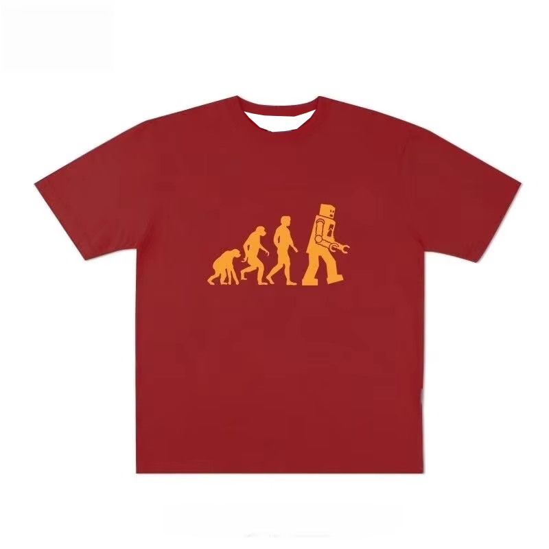 T-shirt humoristique « Nostalgia The Big Bang » – Cadeau original – T-shirt imprimé « Evolution du r
