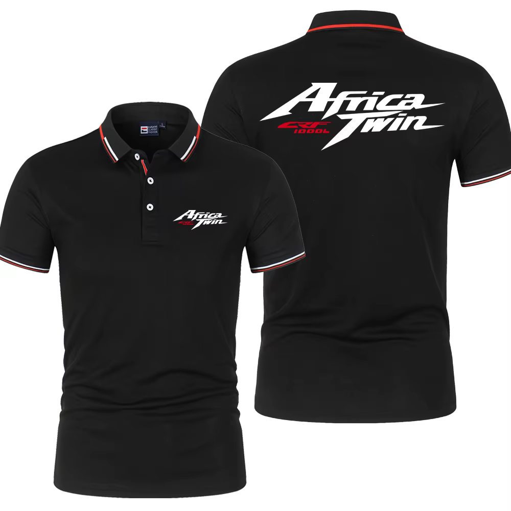 Polo d'été pour hommes Africa Twin Crf 1100 L Crf1000 Logo, nouveau polo décontracté pour le sport e