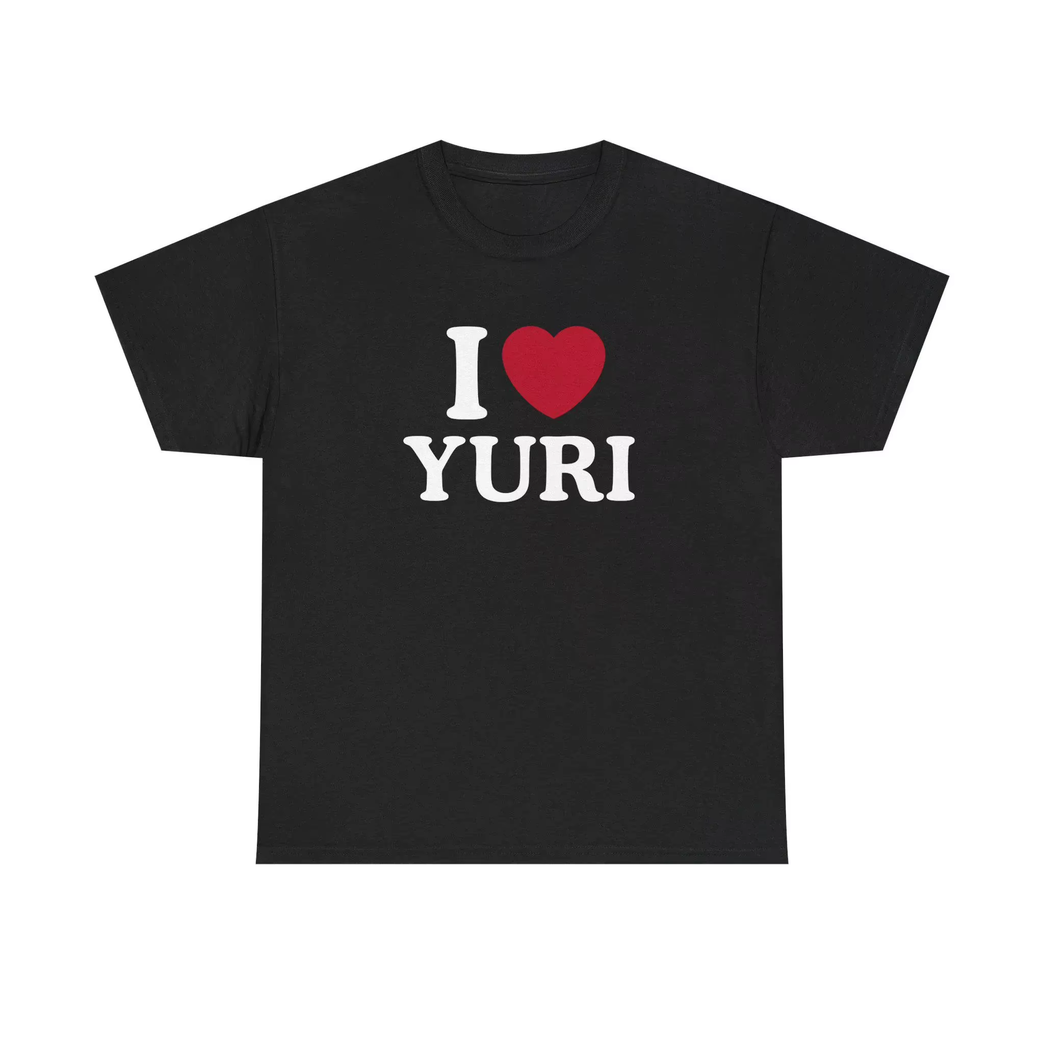 T-shirt graphique rétro « I Love Yuri » pour fans – Cadeau idéal – Vêtement de sport unisexe de haut
