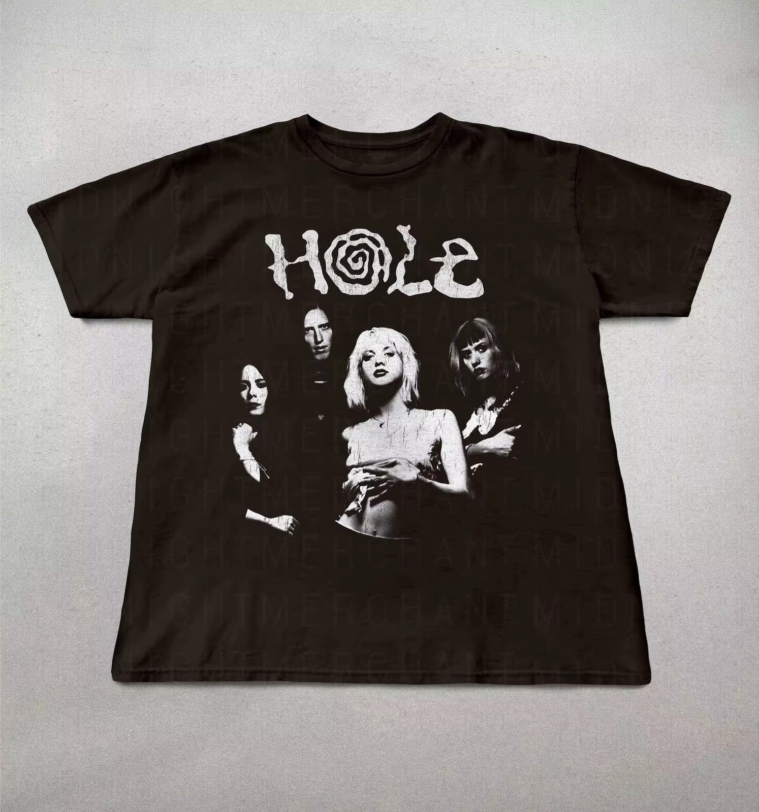 T-shirt Vintage Hole Band, T-shirt de groupe des années 90, T-shirt de musique rock de groupe, T-shi