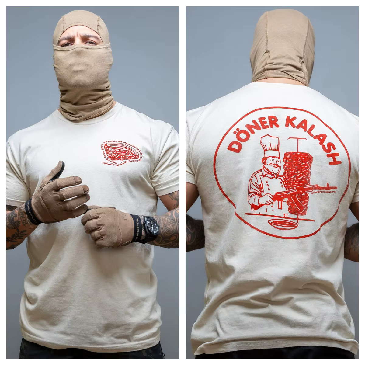 Döner Kalash _ T-shirt sportif - Convient pour les vêtements de sport en pur coton