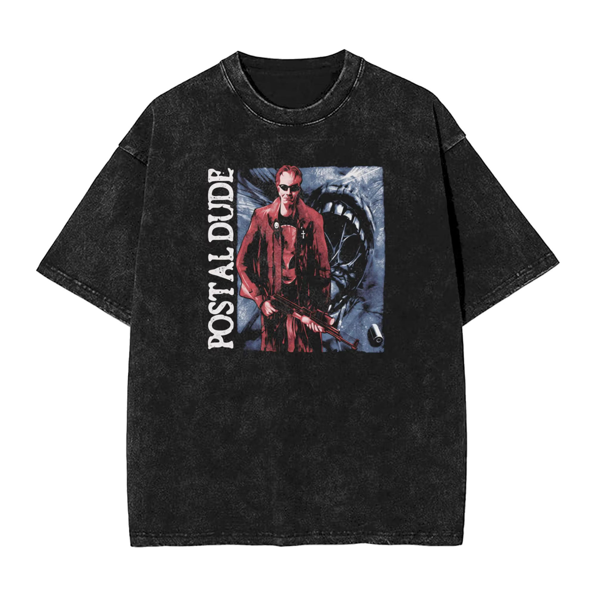 T-shirt décontracté Y2K pour homme, style P-Postal Dude, col rond, tendance, cool, design original, 