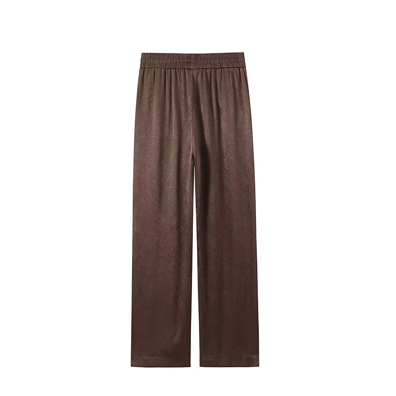 NLZGMSJ Nouveauté Printemps 2026 – Ensembles Femme : Pantalon Large Effet Froissé et Veste de Bureau