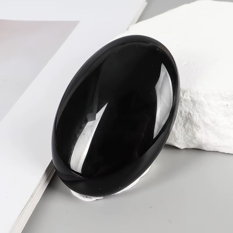 Pierre à savon 6x4 cm, Quartz naturel et minéral sculpté à la main, outil de Massage chaud, artisana