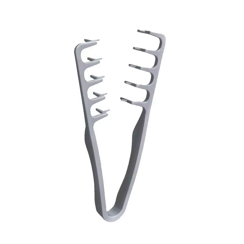 Nouveau peigne de coiffure volumateur à dents larges peigne de coiffure texturé Style coréen couture