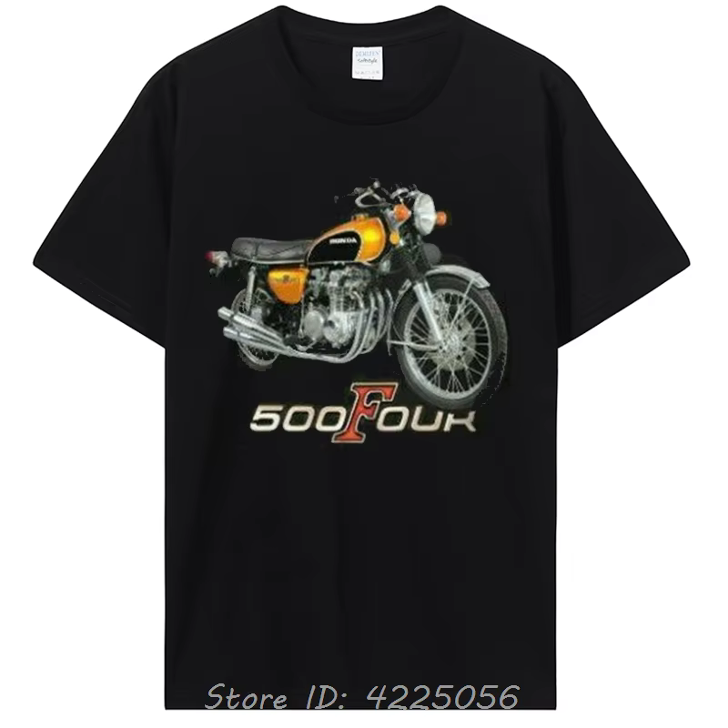 T-shirt graphique nouveau Cb500 Cb 500 quatre moto T-shirt imprimé classique T-shirt couverture en c