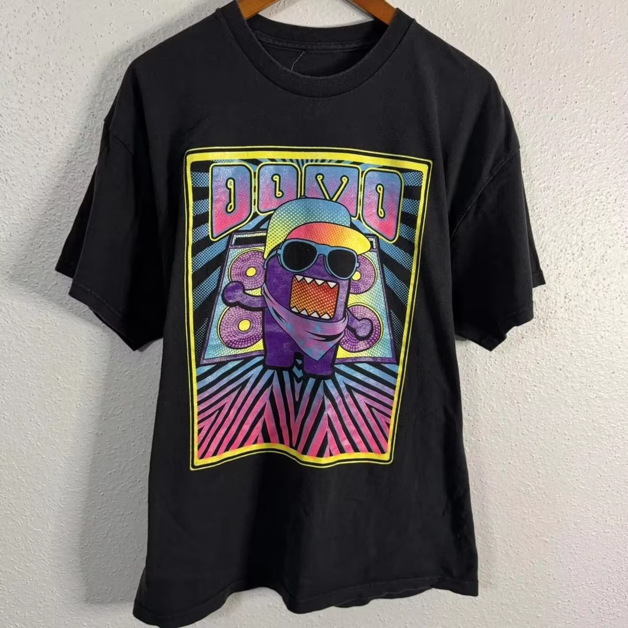 2025 été strass motif drôle T-Shirts quotidiens hommes et femmes Simple bloc de couleur polyvalent g