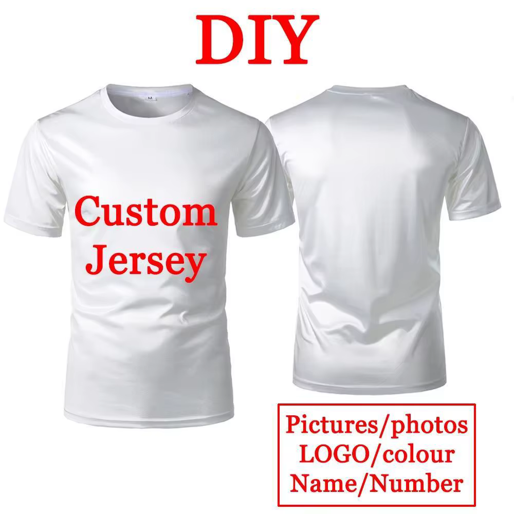 T-shirt personnalisé avec logo, maillot de sport à séchage rapide, t-shirts pour hommes et femmes, i