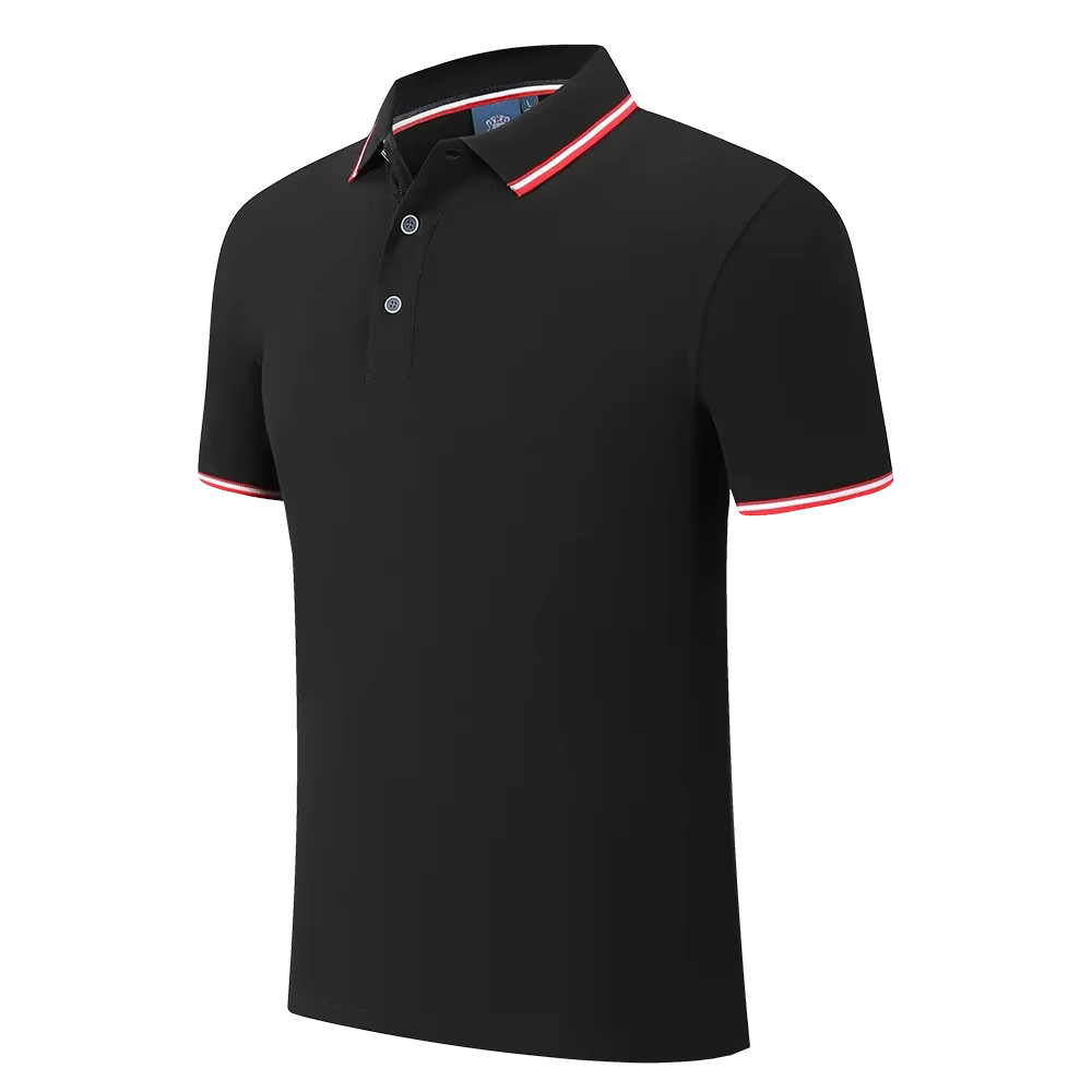 Polo à Manches Courtes pour Homme et Femme, 100% Coton, Logo Personnalisé, Économie de Golf à Revers