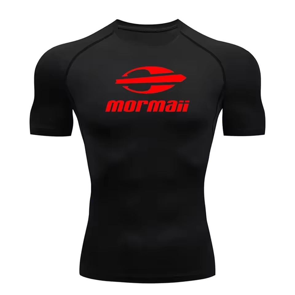 T-shirt Rash Guard pour Homme à Manches Courtes, Coupe Ajustée, pour Surf, Plongée et Natation, Prot