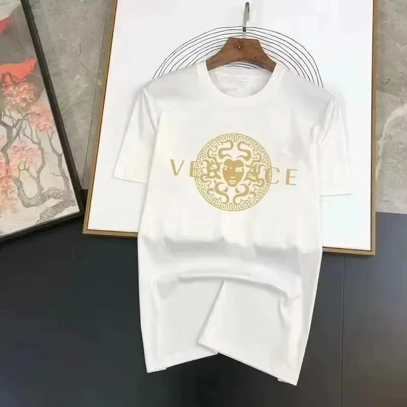 T-shirt décontracté américain d'été 2026 en coton ample à col rond et manches courtes - Motif Déesse
