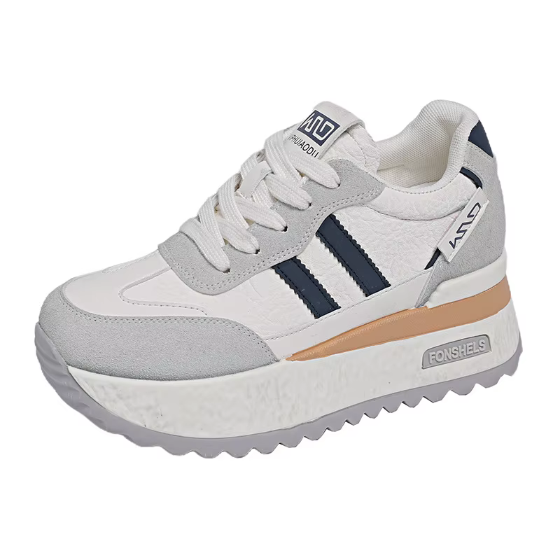 Chaussures de sport pour femmes, nouveau style printemps, décontractées, légères, rétro, à semelle é