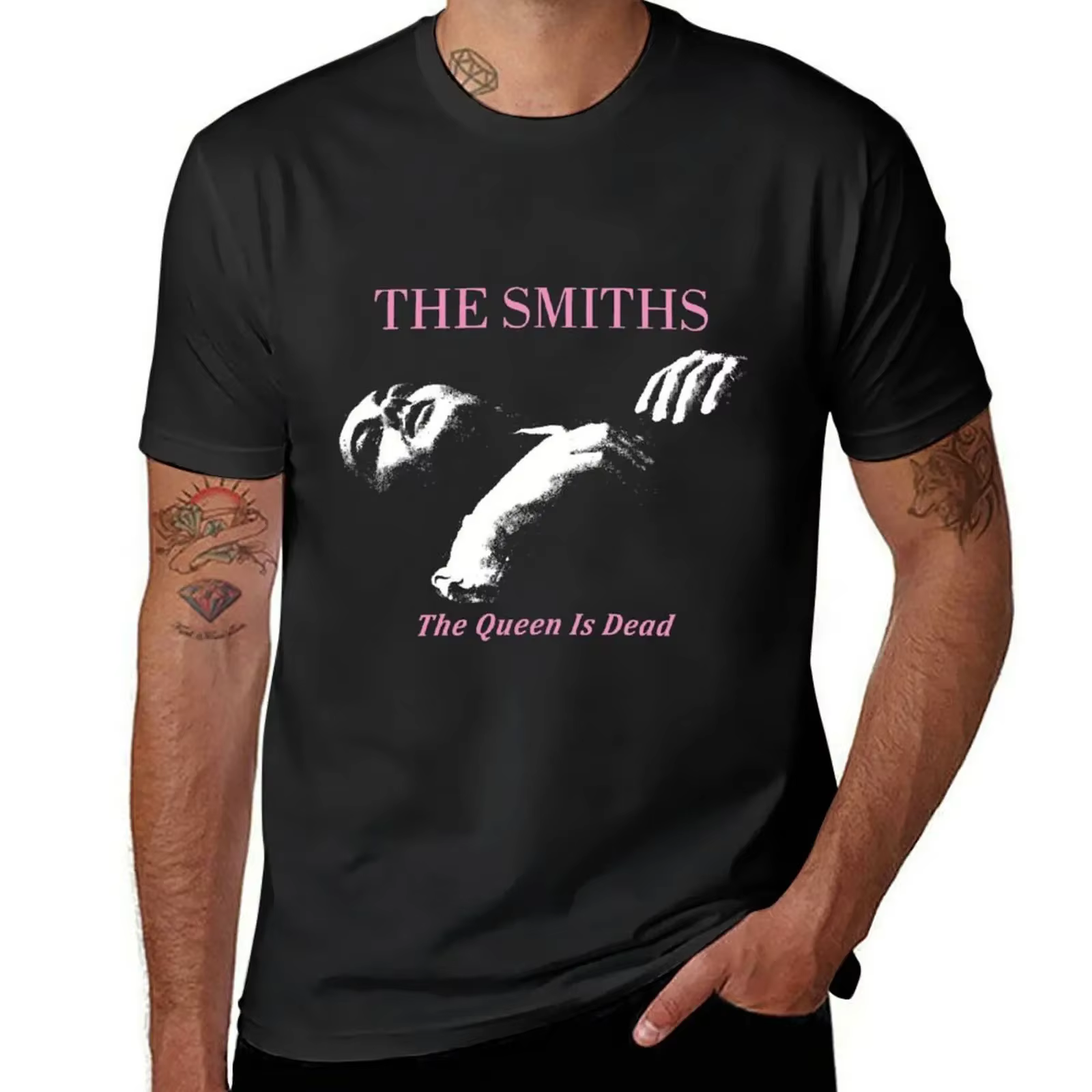T-shirt graphique The Smiths pour hommes, The Queen Is Frequency, Esthétique, Vêtements de créateurs