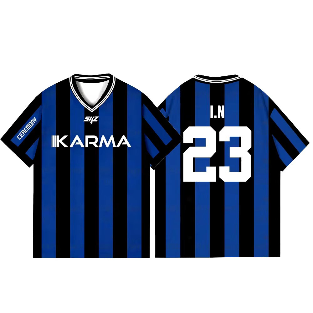 2025 KPOP rester KARMA Album Fans chemises de soutien FELIX BANGCHAN HYUNJIN Streetwear vêtements am