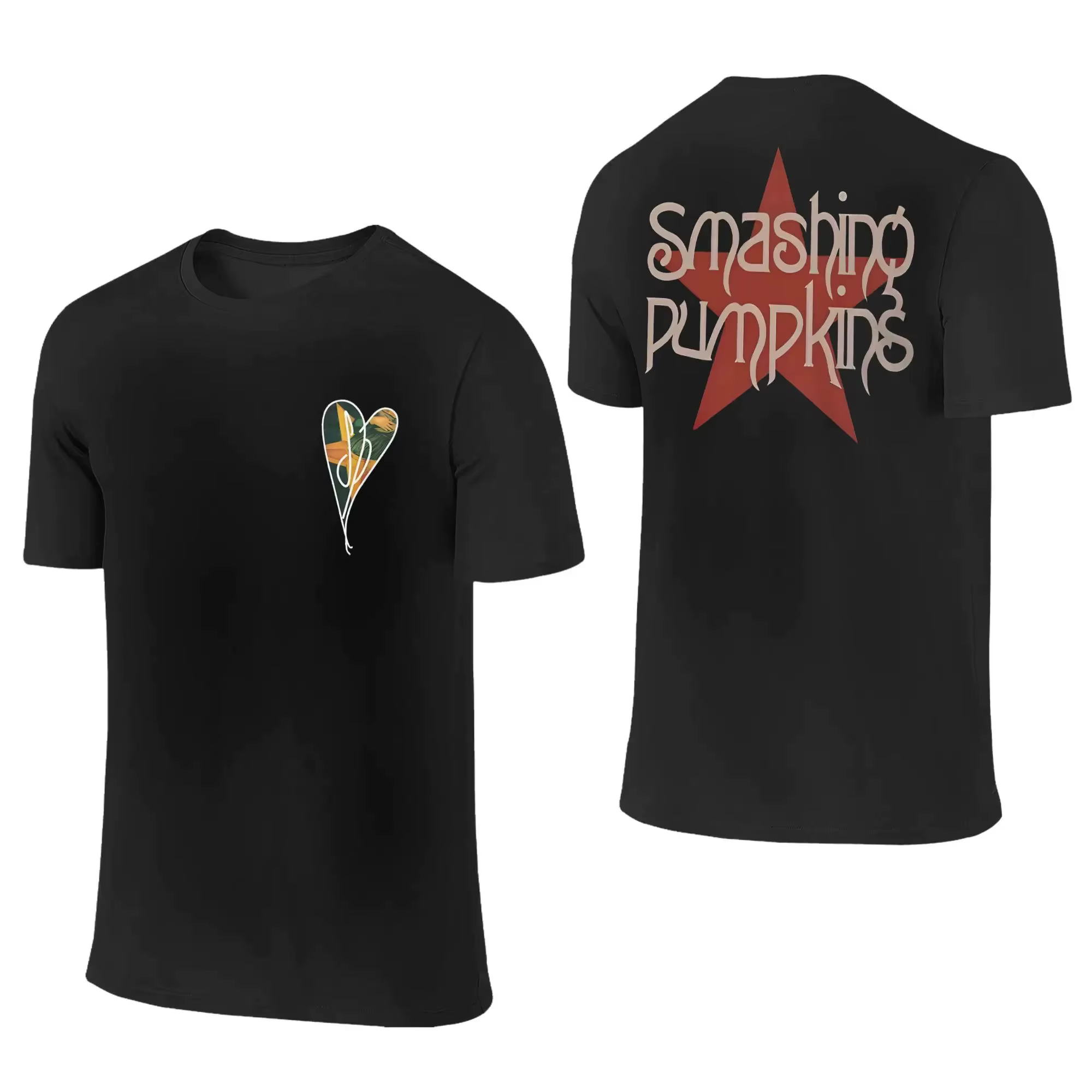 T-shirt imprimé Smashing Pumpkins pour femmes et hommes, style streetwear Y2k, rock, merchandising m